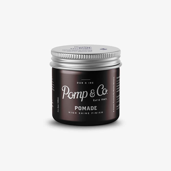 Hårpomade hårvoks til det våde og tilbageslikket look fra Pomp & Co.